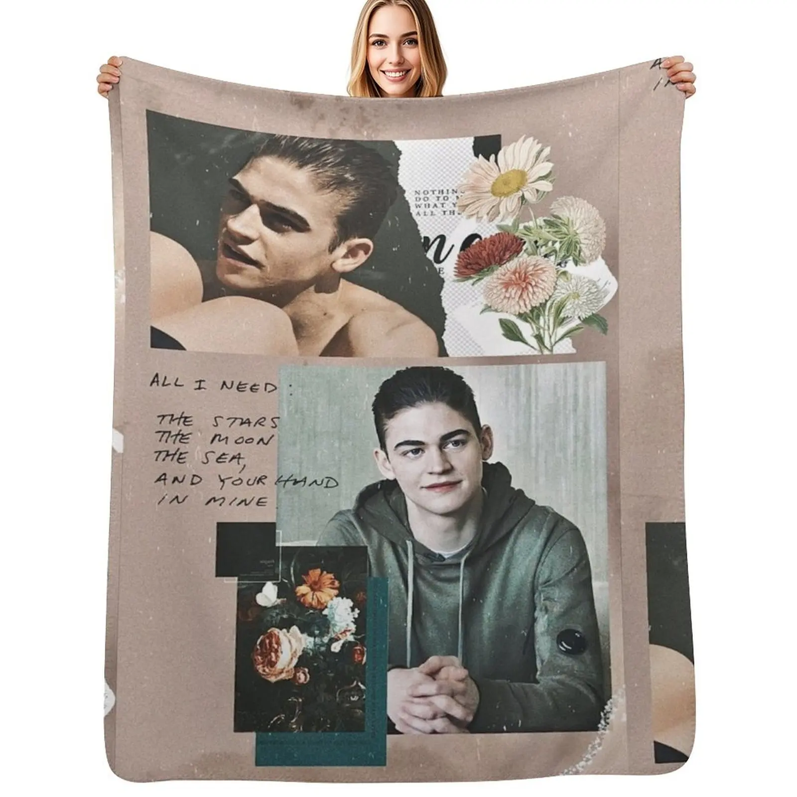 

New All I need is Hero Fiennes tiffin Throw Blanket Retros Decorative Beds Blankets