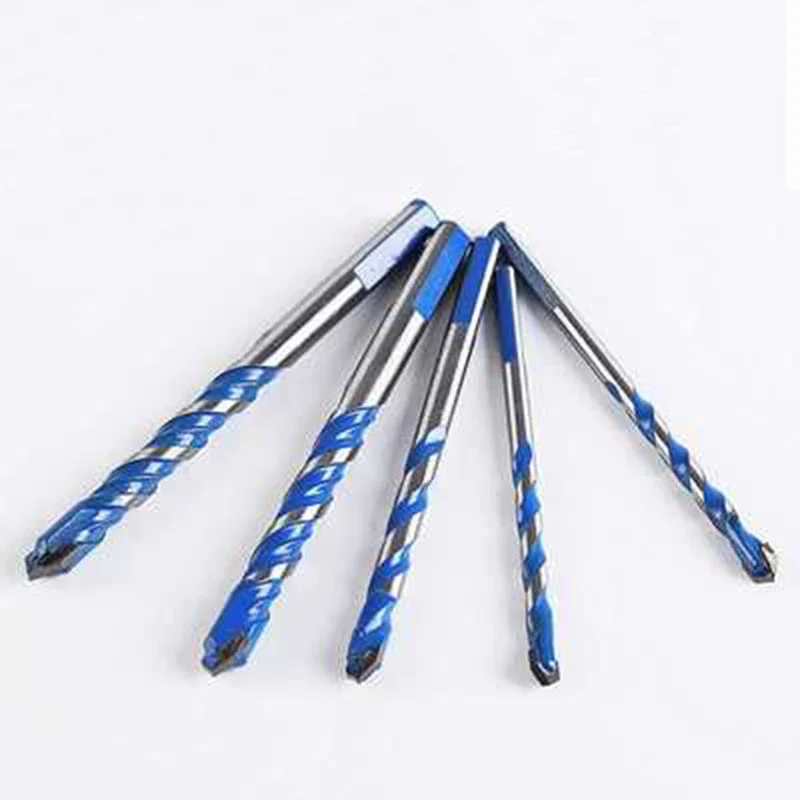 3mm to 12mm Multifunctional Glass Drill Bit Twist Spade  Triangle Bits For Ceramic Tile Concrete  Marble DB02055