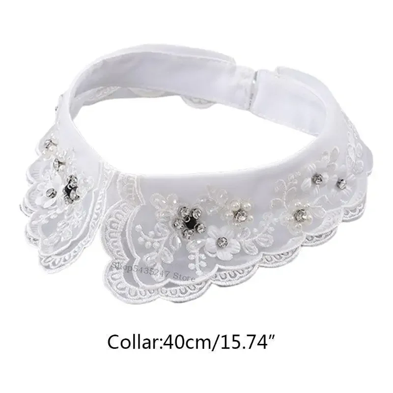 Vintage Beaded Collar Necklace False Collar Necklace For Women Choker Collar Necklace Dickey Collar Detachable Neckline