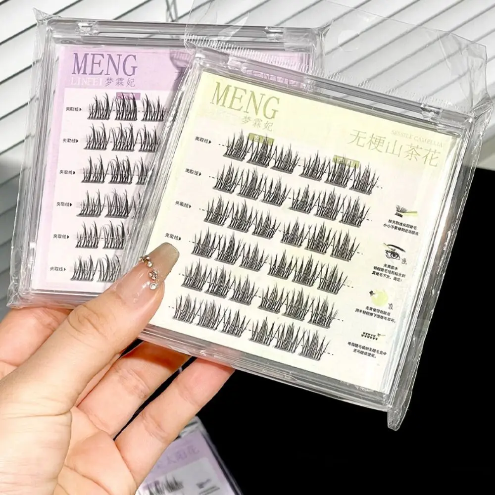 تمديد مجموعات الرموش ذاتية اللصق لتقوم بها بنفسك قابلة لإعادة الاستخدام الرموش وهمية ماكياج فردي الغراء الحرة الرموش الصناعية ماكياج أداة