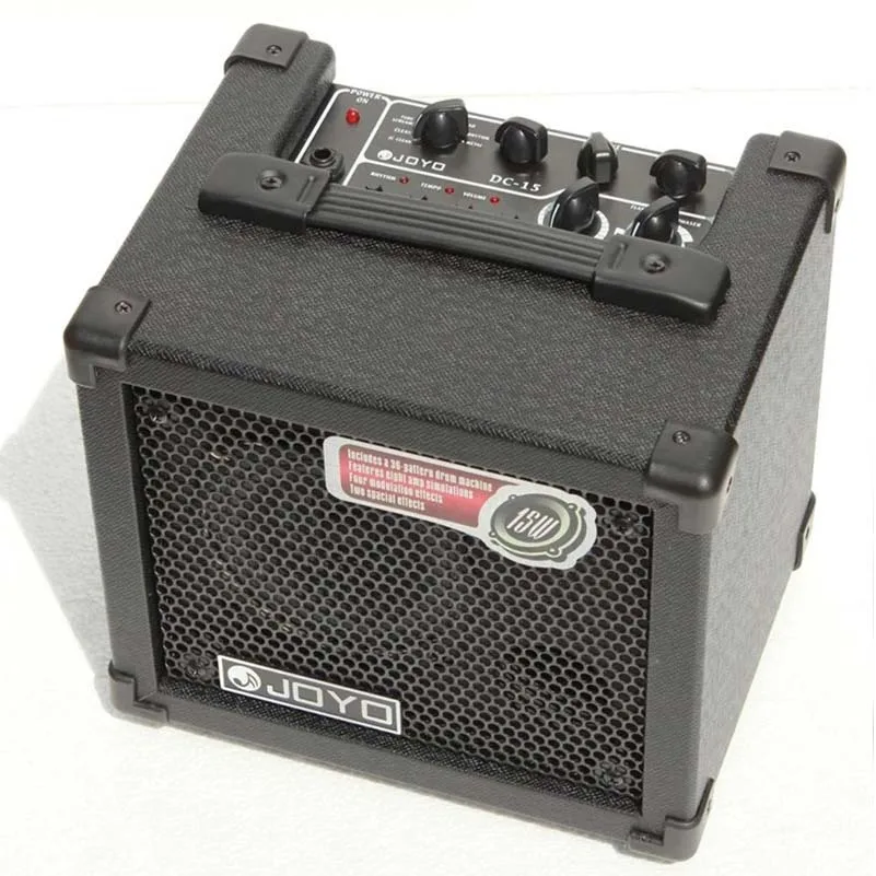 15W Electric Guitar Speaker DC-15 Guitar Digital 8 Effects Distorted Tone with Drum