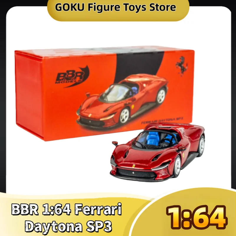 

Новинка 2025, оригинальная BBR 1:64 Daytona SP3 Rosso Imola, металлический красный сплав, миниатюрная литая модель автомобиля, украшение для рабочего стола, подарок на день рождения