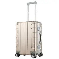 Aluminum  alloy luggage , suitcase on wheels ,Carry-on trolley luggage  Check-in Luggage 20 &24 Inches Bamboo Wolfs