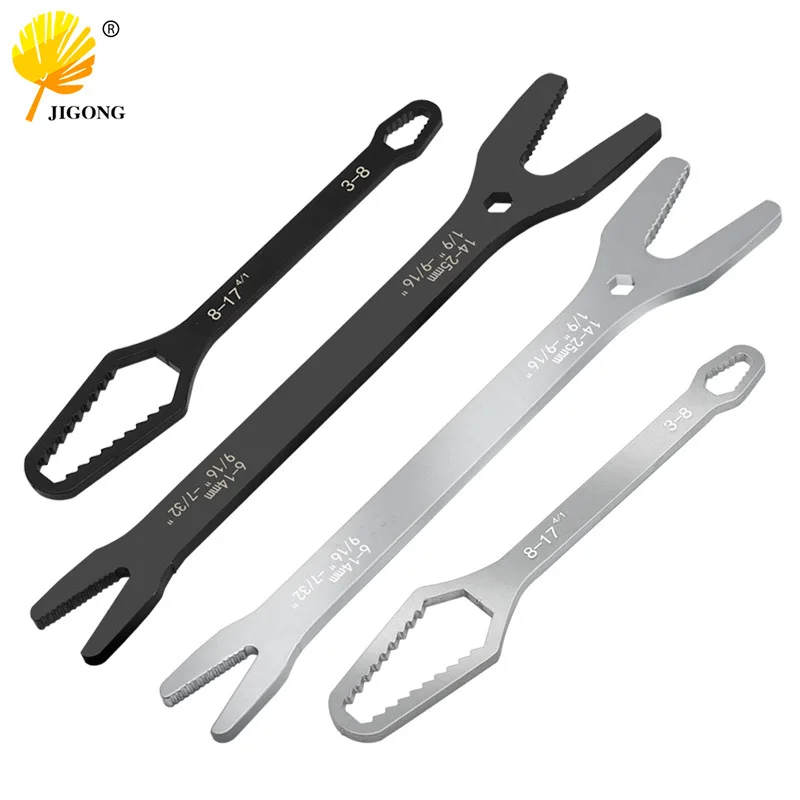 Household, factory plum wrench Self-tightening adjustable movable wrench, special-shaped double-ended wrench can be used for a v