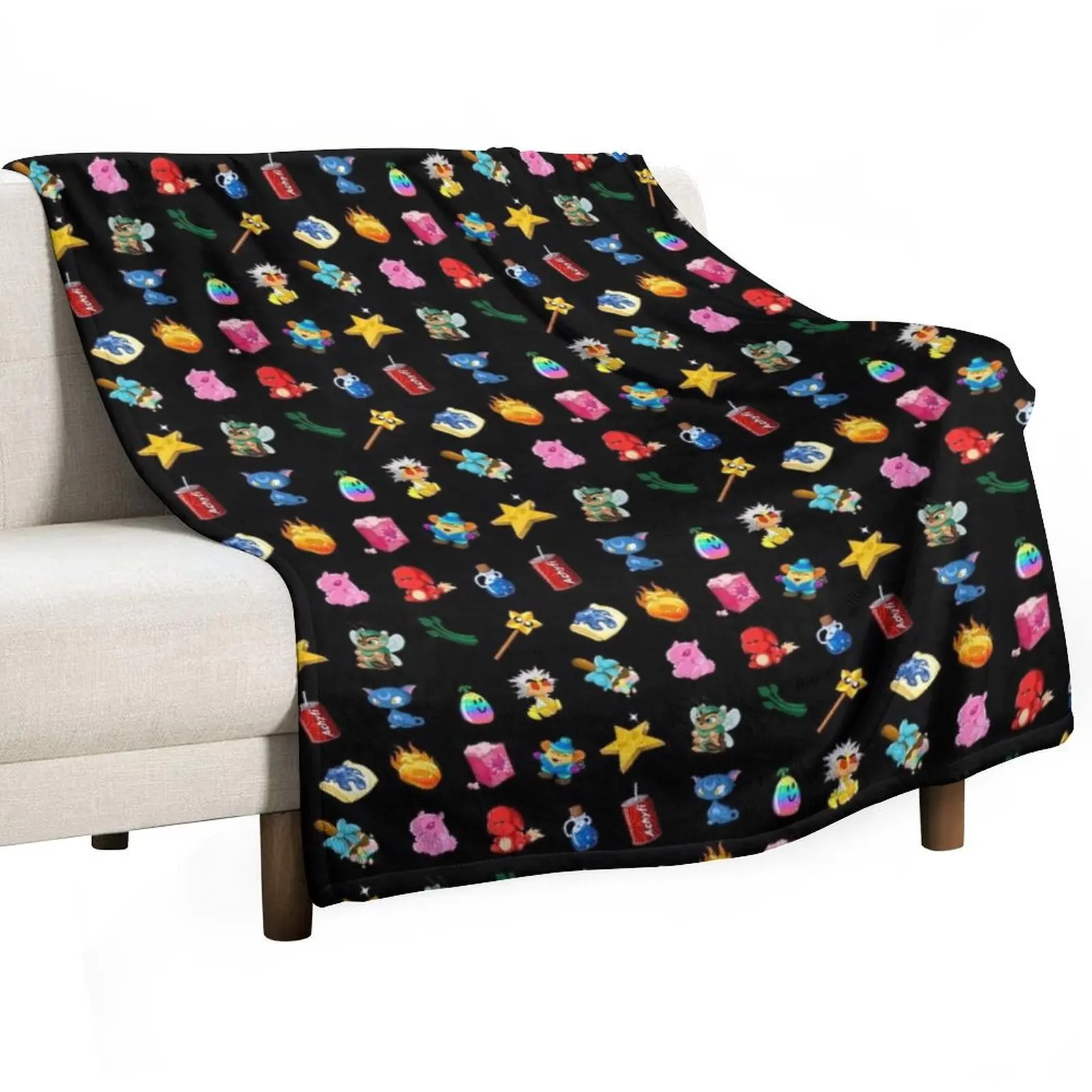 

Neopets Items Throw Blanket Long Lasting Soft Plush Blanket for Daily Use