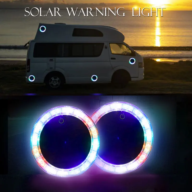 

LED Solar Car Flash Warning Lights Control Touch Sensor Magnetic Strobe Night Light Anti-collision Instruct Automobile Lamp