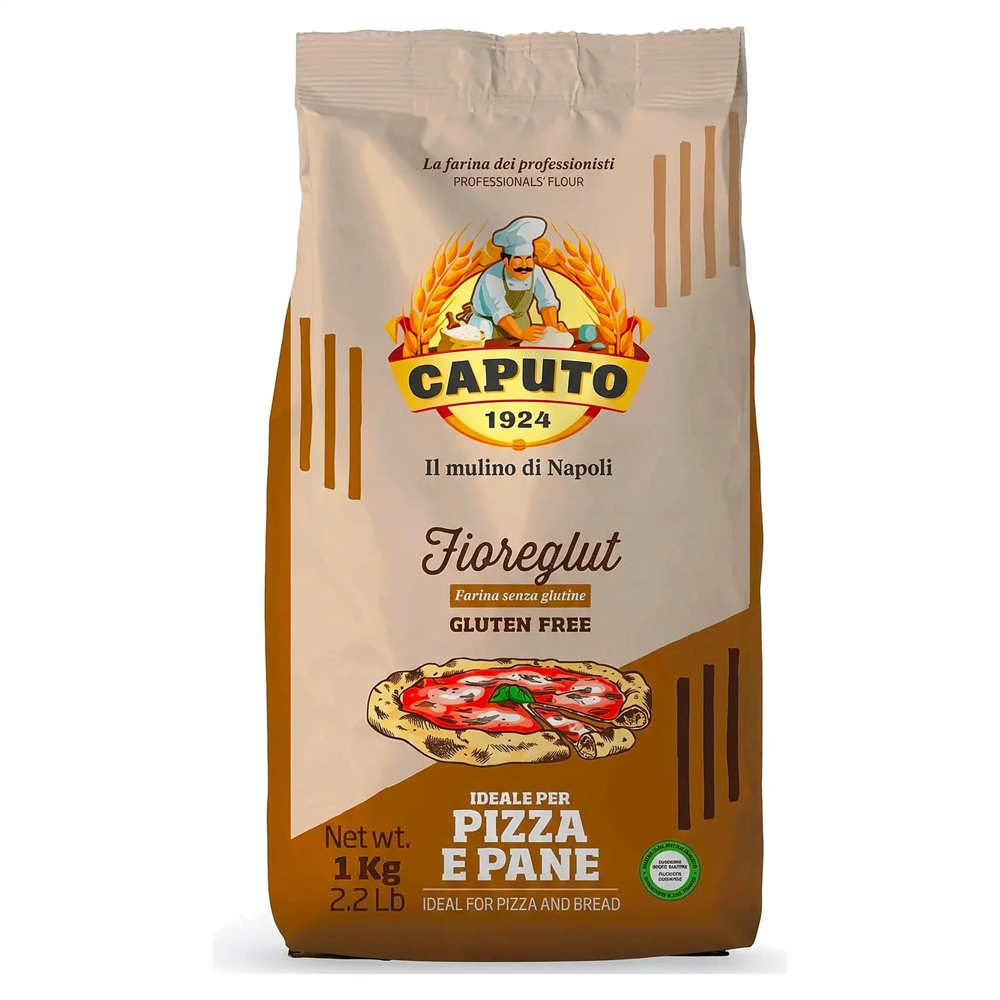 Caputo Gluten Free Flour, Pack of 1, 1kg