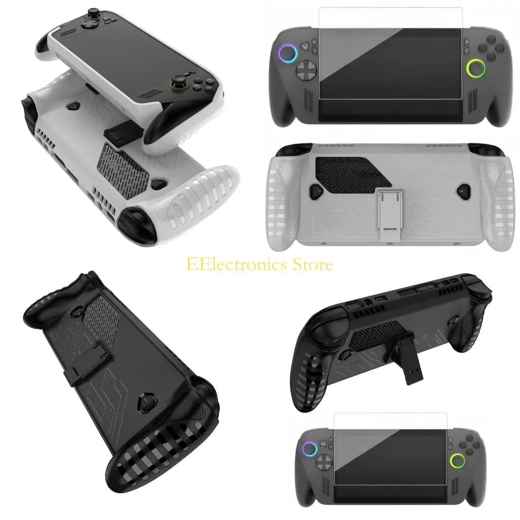 

B03C Прочный игровой чехол с прозрачной защитной пленкой из закаленного стекла для устройств Противоударный чехол