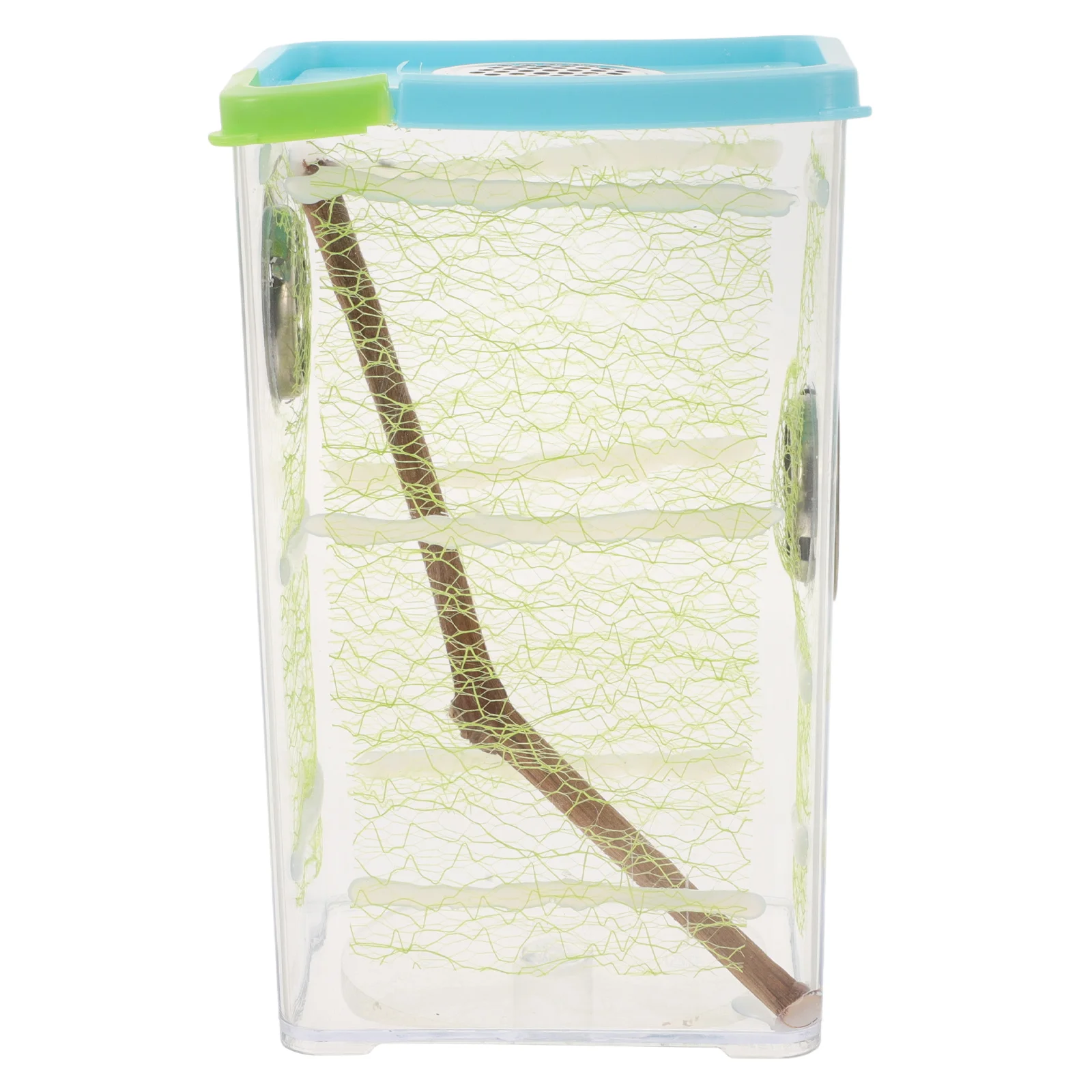1Set Mantis Zucht Box Transparent Lebensraum Für Stick Insekten Starter Kit Reptil Terrarium Spinne Gehäuse Fütterung Container