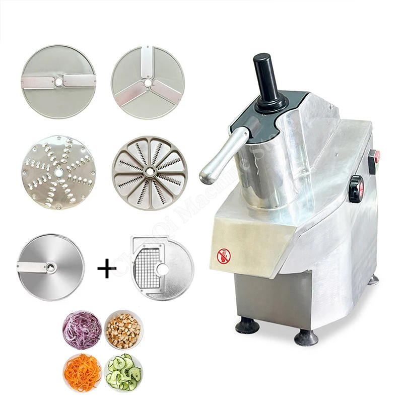 قطاعة خضراوات كهربائية من الفولاذ المقاوم للصدأ تجارية متعددة الأغراض لإعداد خضروات الفواكه قطاعة خضراوات أوتوماتيكية