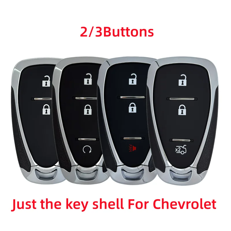 Für Chevrolet 2/3 Tasten Smart Auto Remote Key Shell Ersatz Für Chevrolet Cruze Malibu Camaro Equinox Schlüssel Fob Körper gehäuse