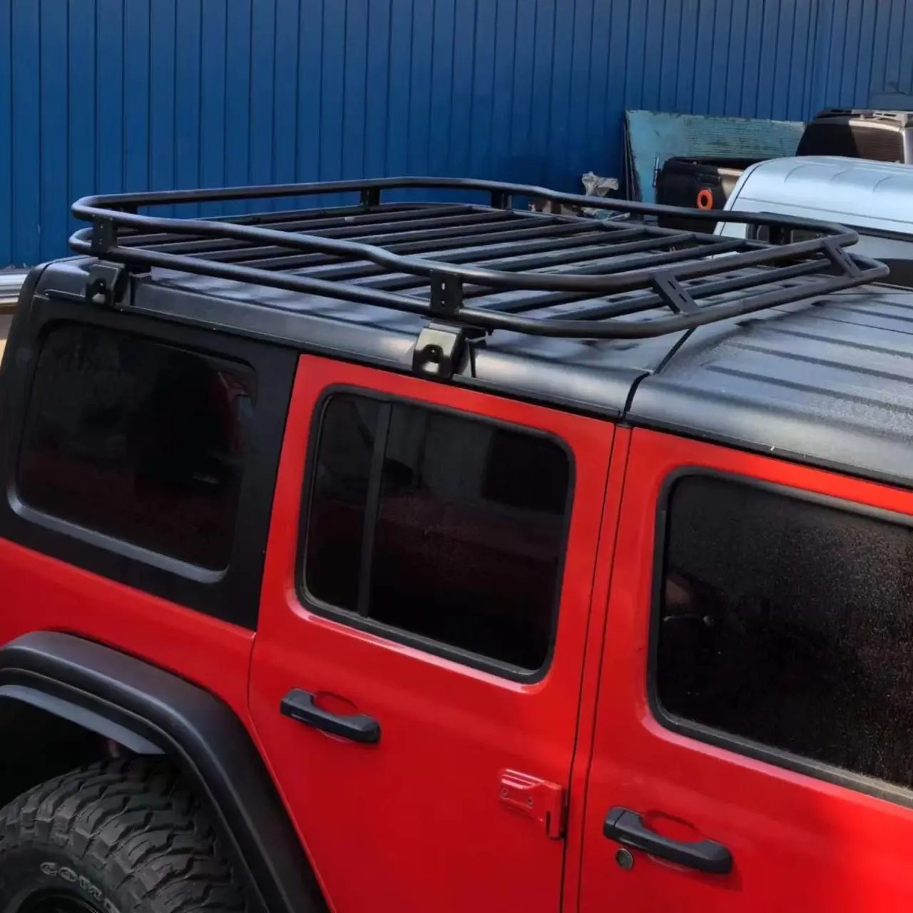 

Car Roof Rack Luggage Cargo Carrier for Jeep Wrangler JL 2018-2022 LANTSUN JL1297