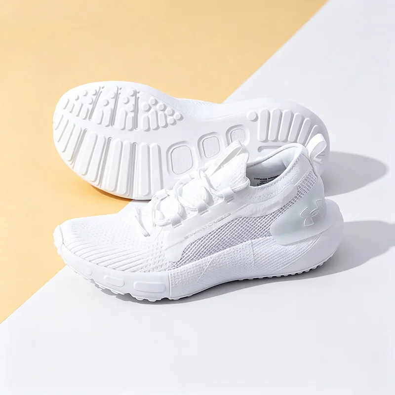 Under Armour Official women's summer cushioning sports shoes, comfortable and breathable suitable for casual running 3026584-100