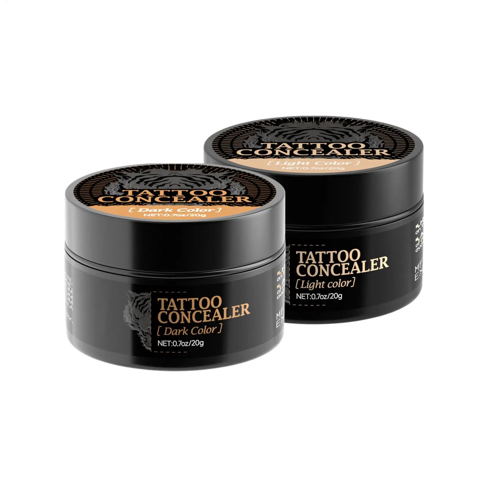 Tattoo Concealer Cream, Waterproof and Sweatproof, Natural and Skin-Friendly, Available in Two Colors for You to Choose From