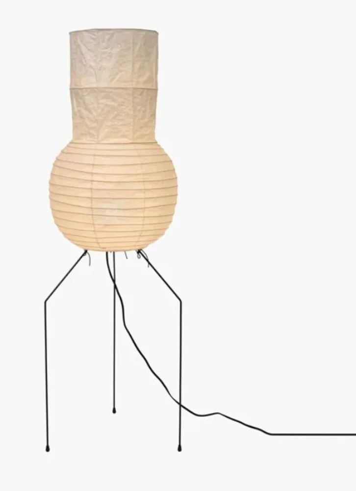 

Minimalist Art Rice Paper Floor Lamp Soft Ambience Lighting Japanese Wabi-sabi Style For Home Tea Room And Cafe Space