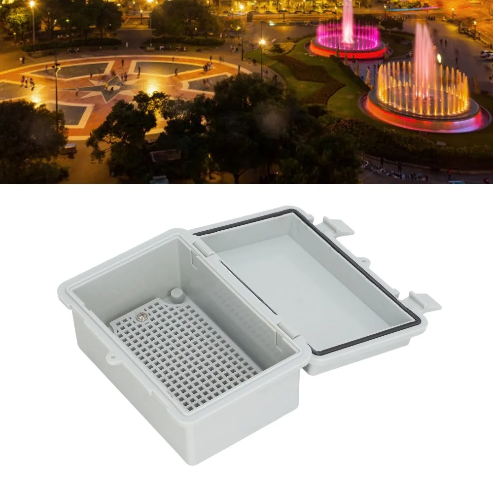 150×100×70mm Waterproof Electrical Box Plastic Clip With bottom plate Outdoor Electrical Case Grey Electrical Enclosure Outdoor