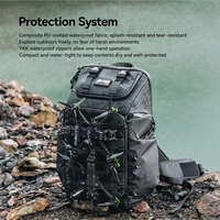 IFlight FPV Drone Backpack 530X340X260mm 33 Liter Volume Resizable Compartments Ntegrated RGB Light Strips for FPV Drone Goggles