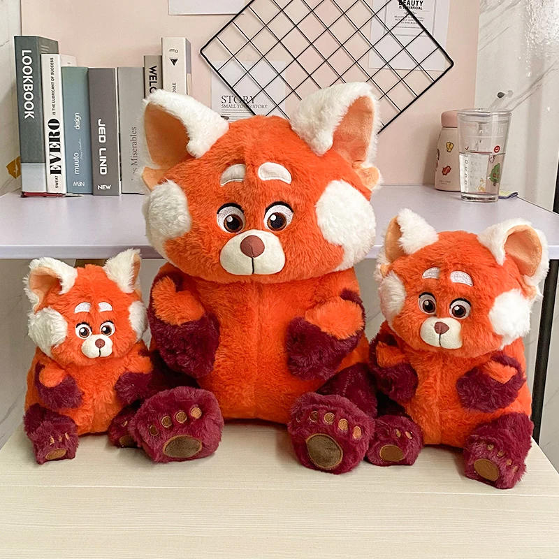 Disney Turning Red Cute Red Panda Plush Toy Soft Cuddly Stuffed Animal Cartoon Panda Plushies Appease Doll Xmas Gifts Girl