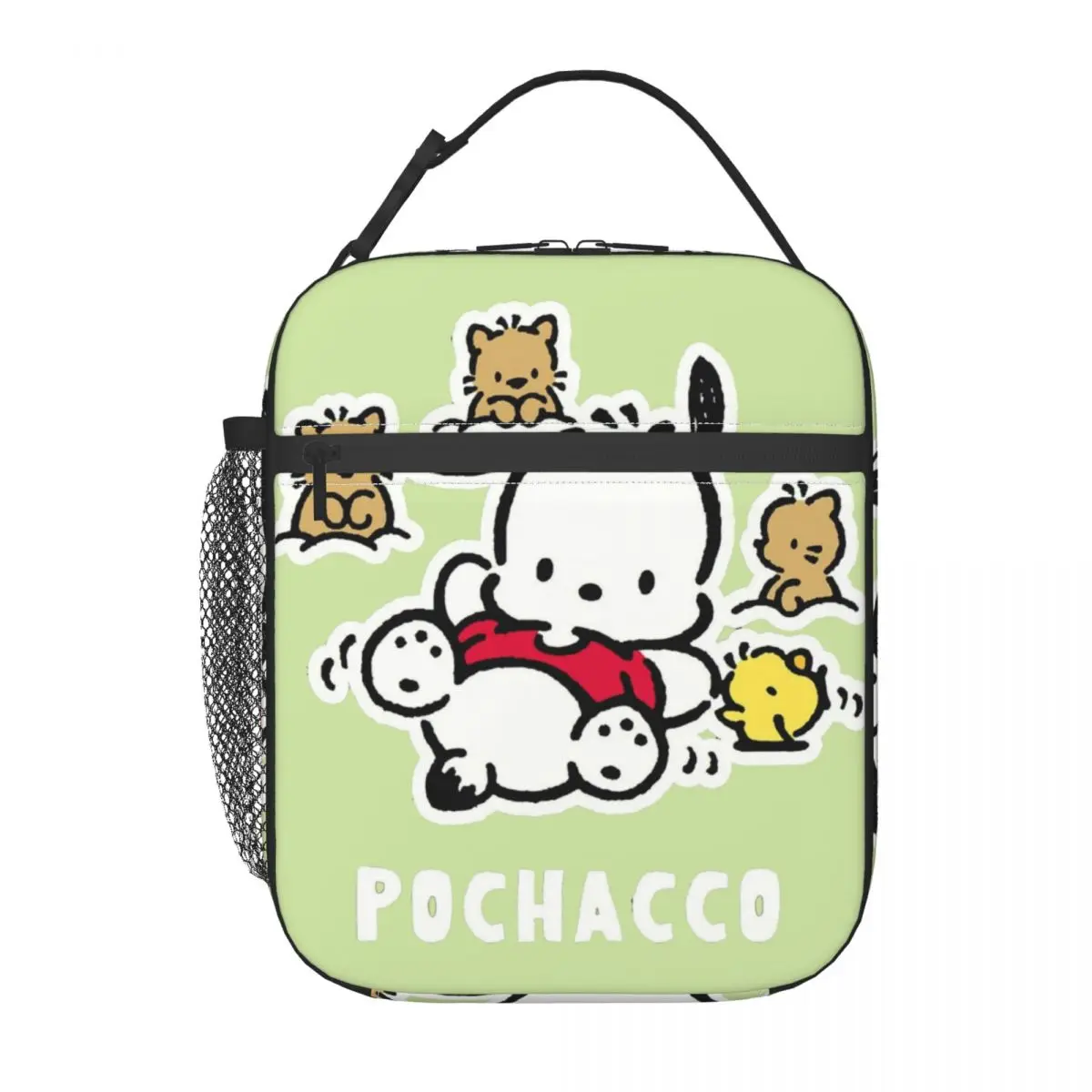 Tote For Men Women Sanrio Plchacco Travel Storage Bags Thermal Cute Dog Outdoor Lunch Food Box