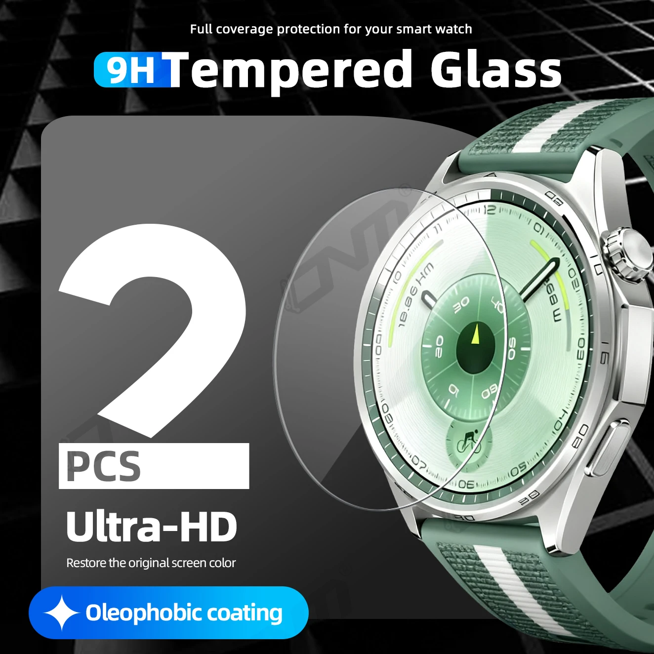 9H gehärtetes Glas für Huawei Watch GT 6 Pro 46 mm 41 mm, Premium-Displayschutzfolie, langlebige HD-Anti-Kratz-Folie für GT6-Zubehör
