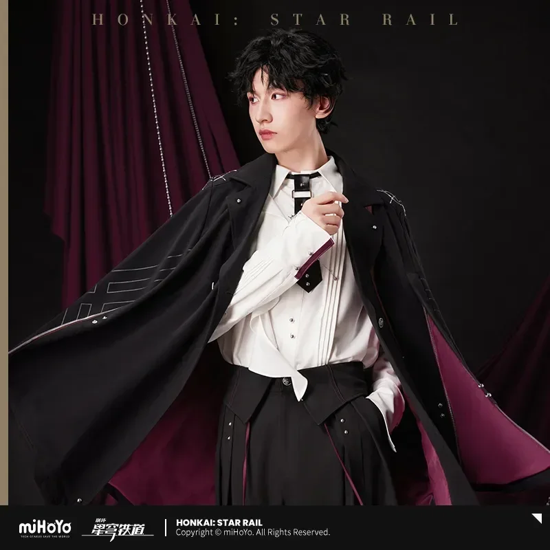 Official Anime Game Honkai: Star Rail Official MiHoYo Kafka Theme Cosplay Costume Cloak Coat Unisex Hallowmas Role Play