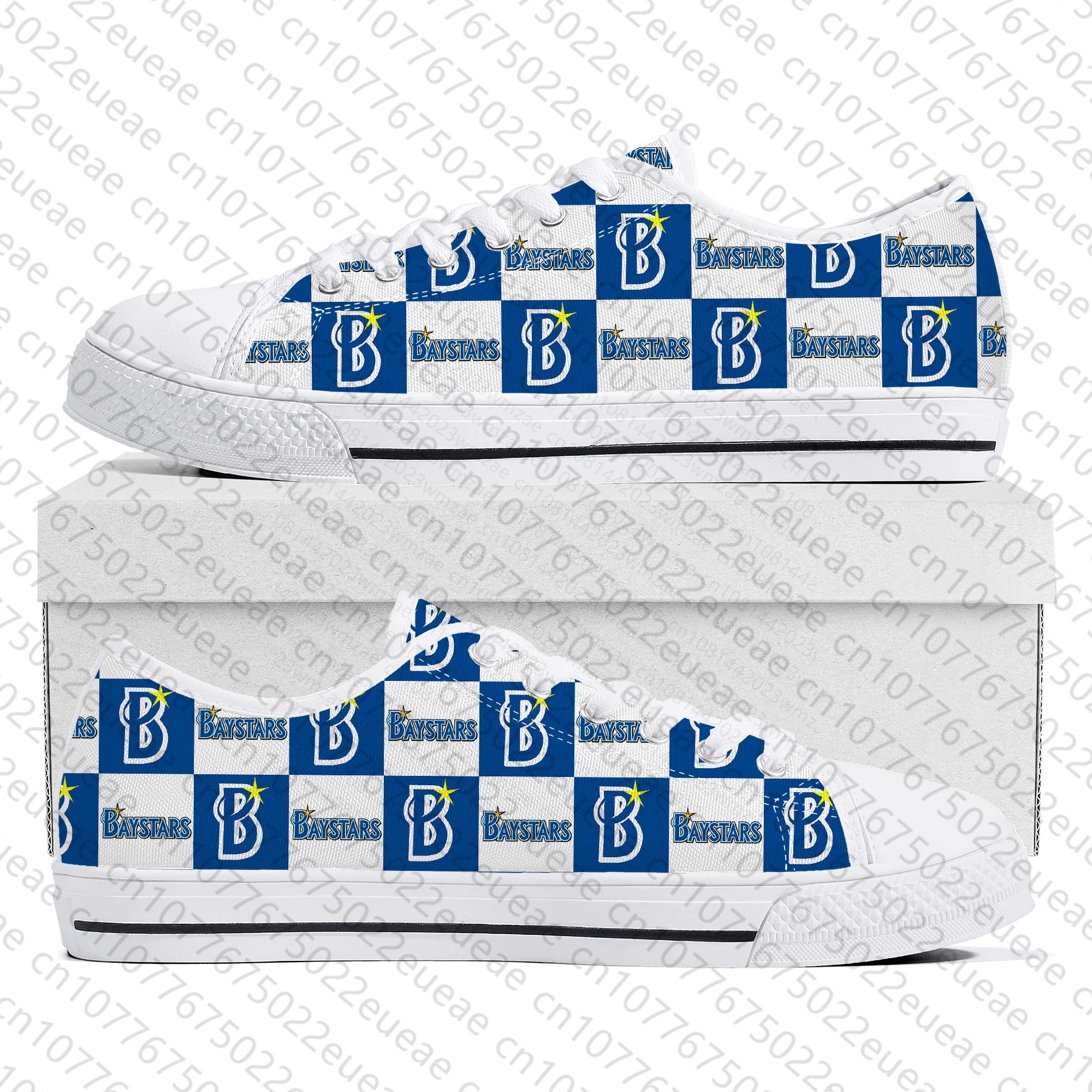 ベイスターズ  Yokohama BayStars baseball Low Top Sneakers Mens Womens Teenager Canvas High Quality Sneaker Casual Custom Made Shoes