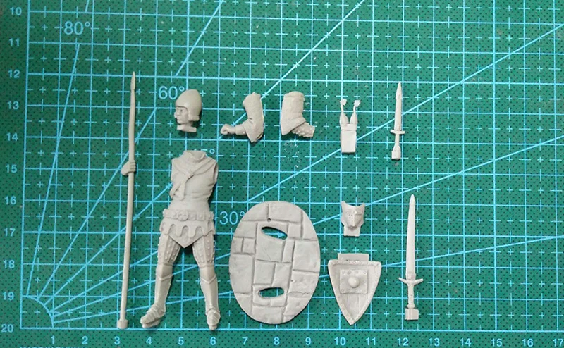 54mm Die-cast Resin Figure Model Assembling Kit Model Toys Unpainted Free Shipping