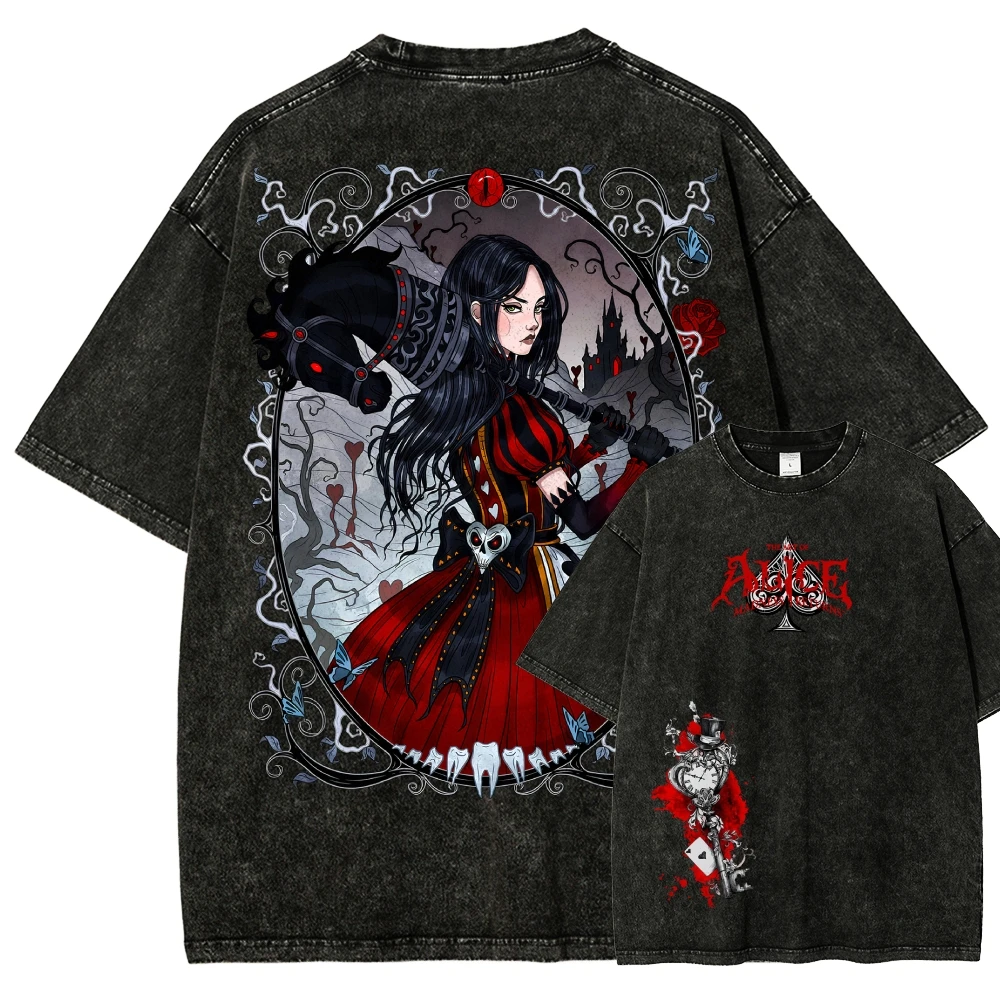 T-shirts imprimés Alice Madnes - Street Fashion Couple avis et prix