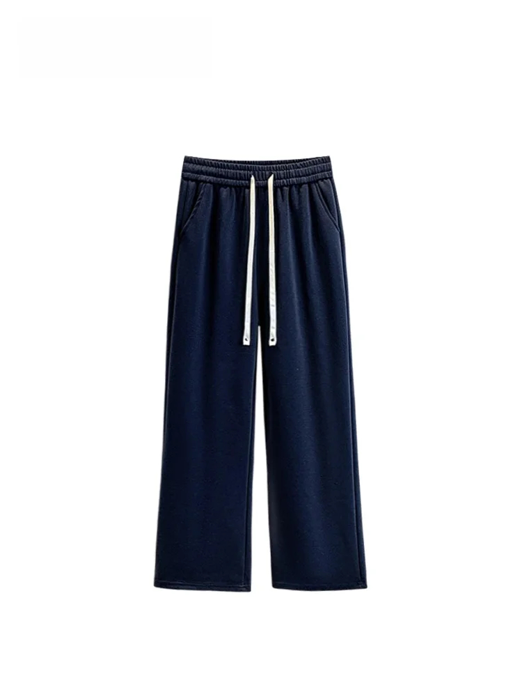 

High Waist Straight Leg Pants plus Size Women's Loose Fit Versatile Spring New Sle Pear aped Body Casual Trousers