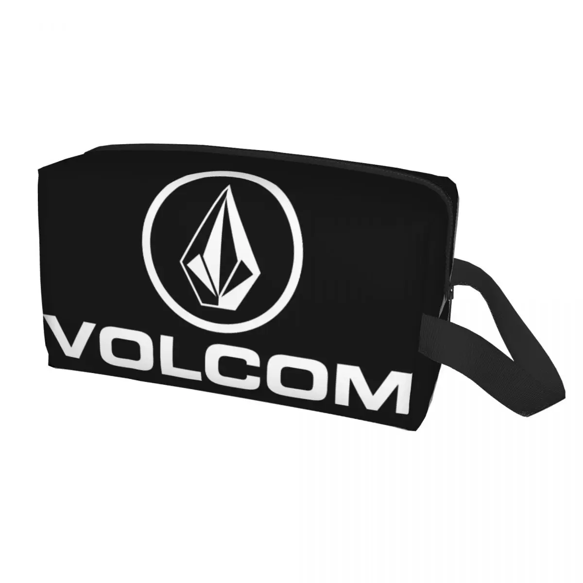 Volcoms Logo Makeup Bag for Women Travel Cosmetic Organizer Kawaii Storage Toiletry Bags