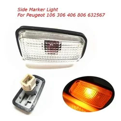 12V Side Marker Light Repeater Lamp Fit For Citroen Berlingo Fiat Peugeot Expert Partner 106 306 406 806 Car Turn Signal Light