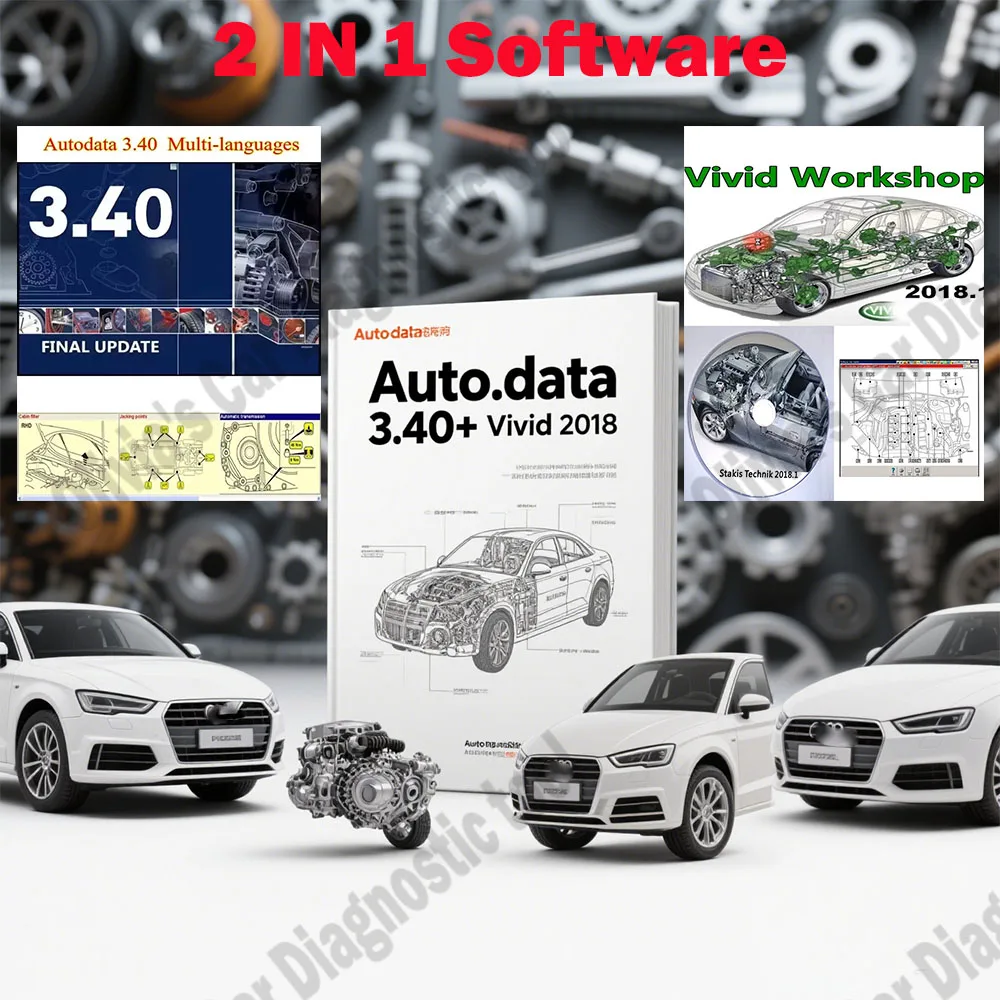 

AutoData 3.40 OBD2 Scanner Car accessories Auto Repair Software + Vivid 2018 Workshop Data Atris-Stakis Technik Multi languages