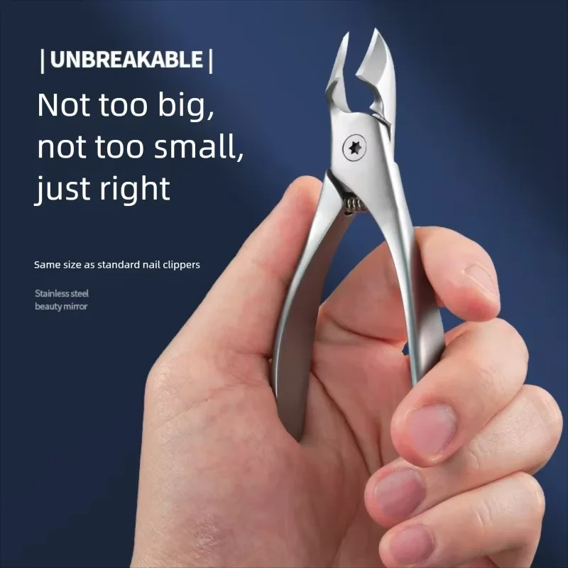 Bull Horn Pliers Manicure Fingernail Toenail Cuticle Nipper Dead Skin Remover Trimming Nail Clipper Feet Scissor Stainless Steel