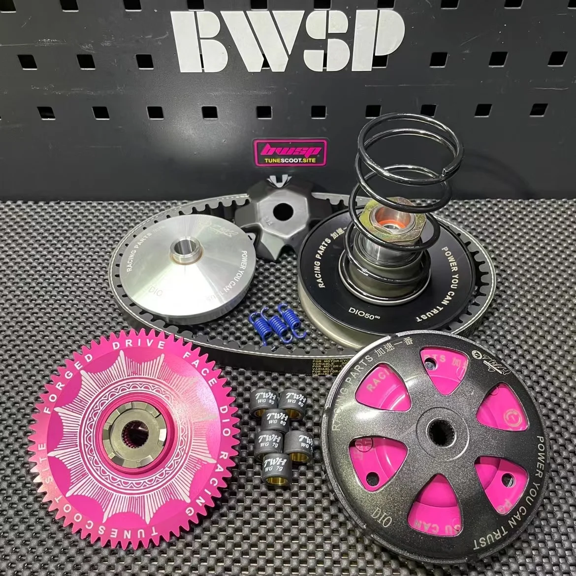 CVT Set For Dio50 Af18 Racing Modified Full Transmission Kit 92mm Version Electric Starter BWSP Engine Parts