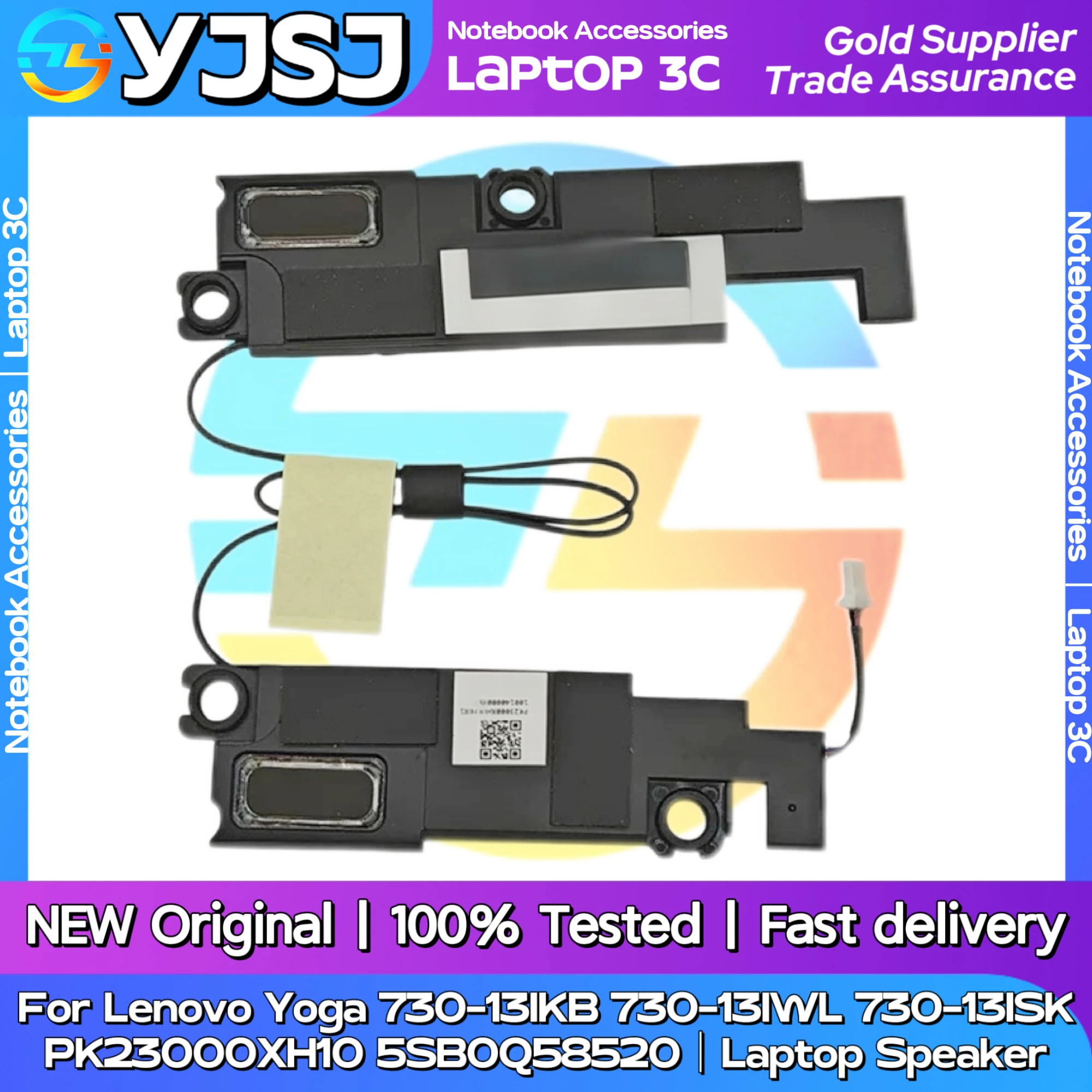 

New Original Laptop Notebook Audio Speaker For Lenovo Yoga 730-13IKB 730-13IWL 730-13ISK PK23000XH10 5SB0Q58520