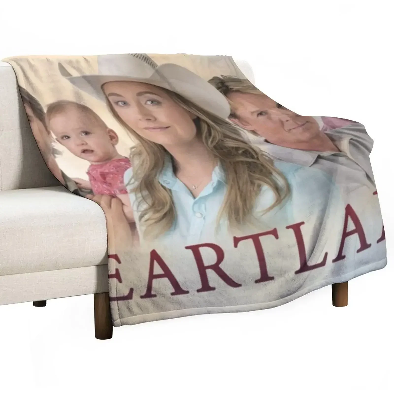 HEARTLAND ~SHOW Throw Blanket Flannel wednesday Blankets