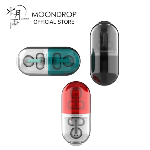 MOONDROP PILL OWS auriculares abiertos Bluetooth 6,0 auriculares colgantes IPX4 Clip de oreja abierta auriculares inalámbricos con píldora AI ENC integrada