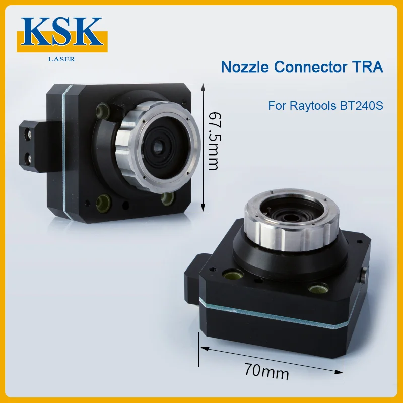 Raytools BT240S Laser Head Nozzle Connector Nozzle Holder Ceramic Connector for Raytools BT240S Laser Cutting Head