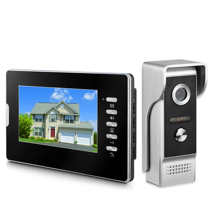 

7 inch screen video door phone intercom system camera video doorbell intercom video door bell visual intercom kit