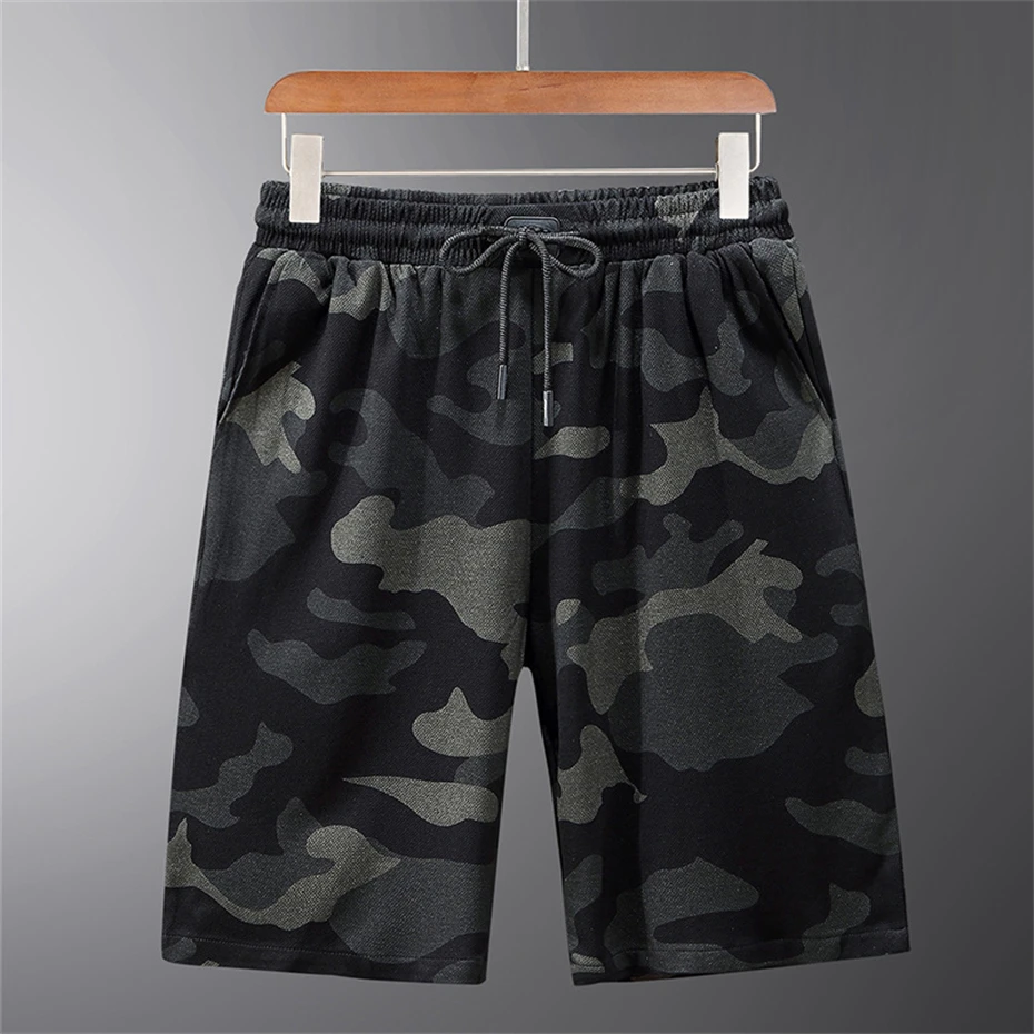 Summer Shorts Men 10XL Plus Size Print Shorts Fashion Casual Elastic Waist Shorts Male Short Pants Big Size