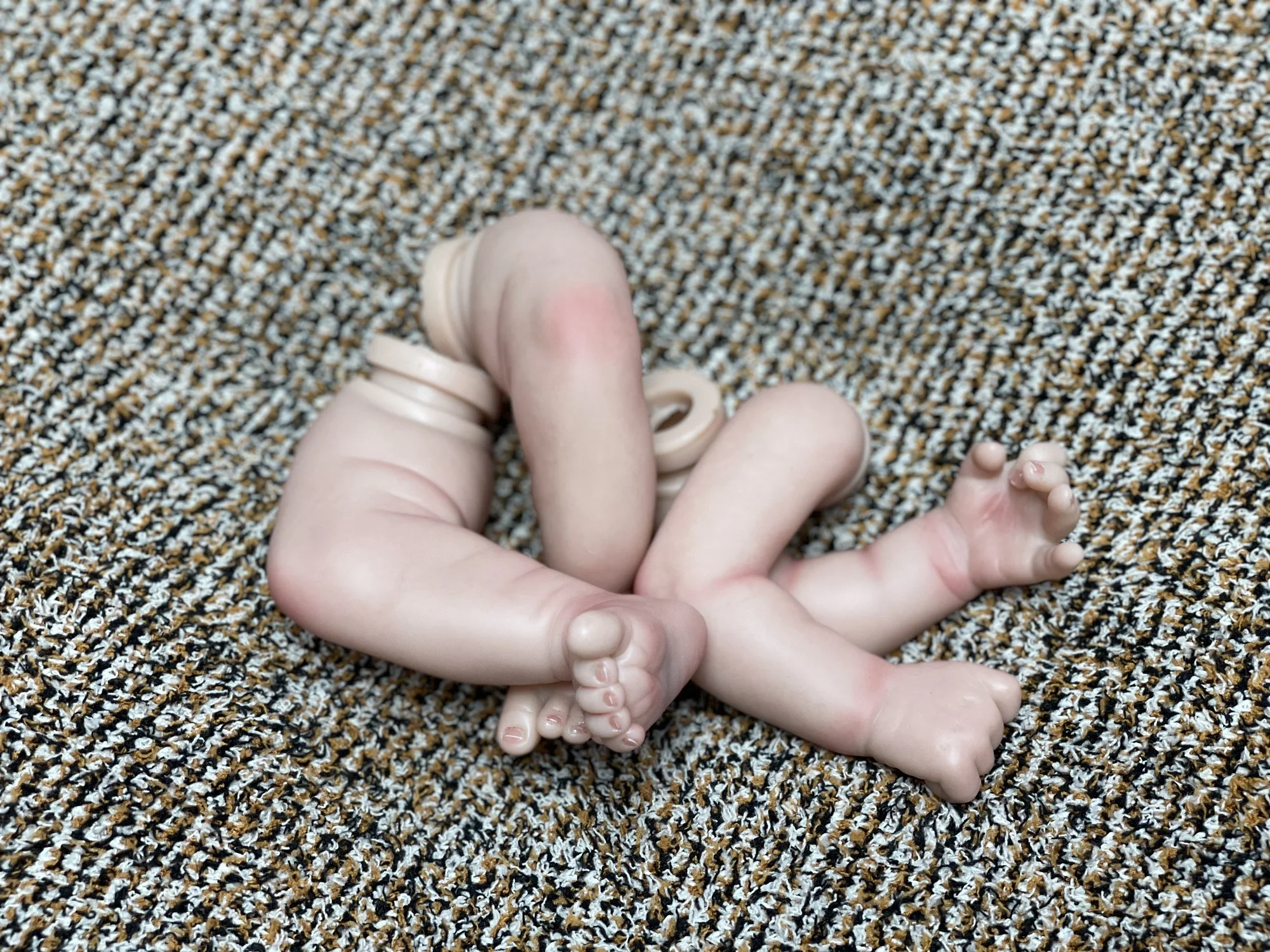 子供のための手作りのリアルな生まれ変わった人形のキット,赤ちゃん,家族へのギフト,45cm