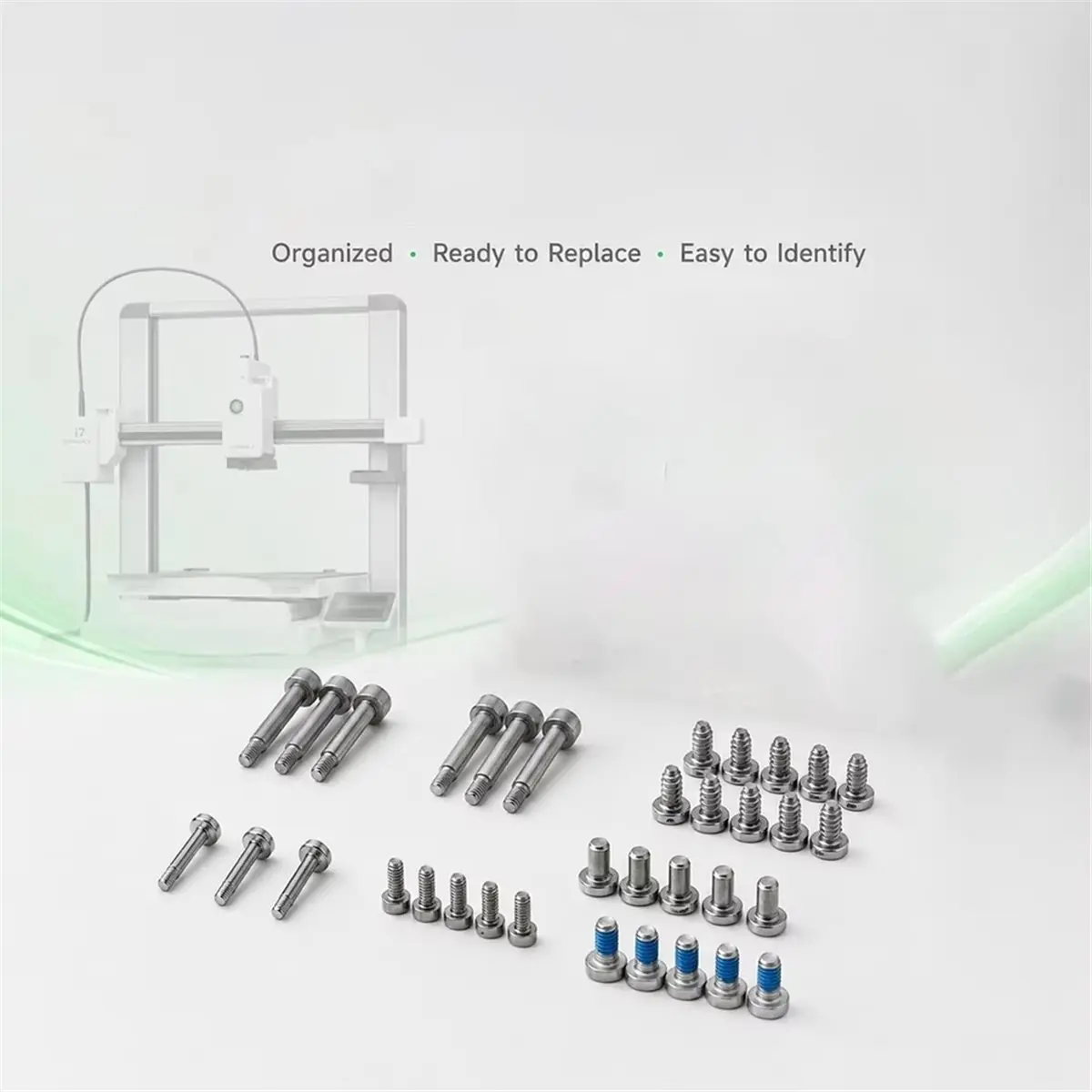 A85P For Creality SPARKX I7 Spare Screws Kit Easy to Replace and Precise Essential Spare Screws Kit for I7 3D Printer Parts