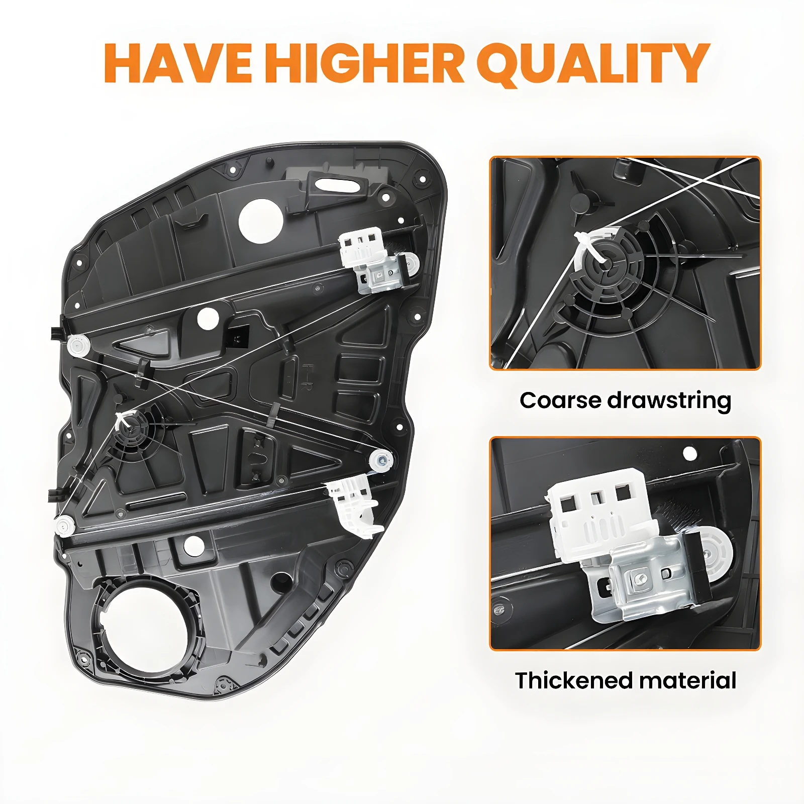Front Right Passenger Side Power Window Regulator Fit for Kia Optima 2016-2020, Replaces 82481-D4000 82481-D5000