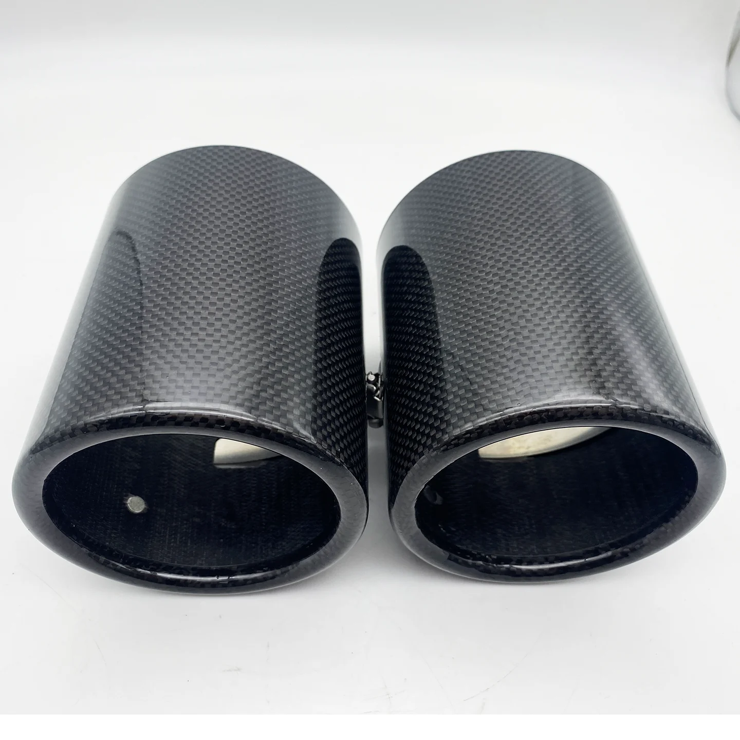 For VW Volkswagen Golf MK8 MK7.5 GTI 2020-2024 Carbon Fiber Exhaust Tip Muffler Tail Throat Decorative Cover 1PC image 3