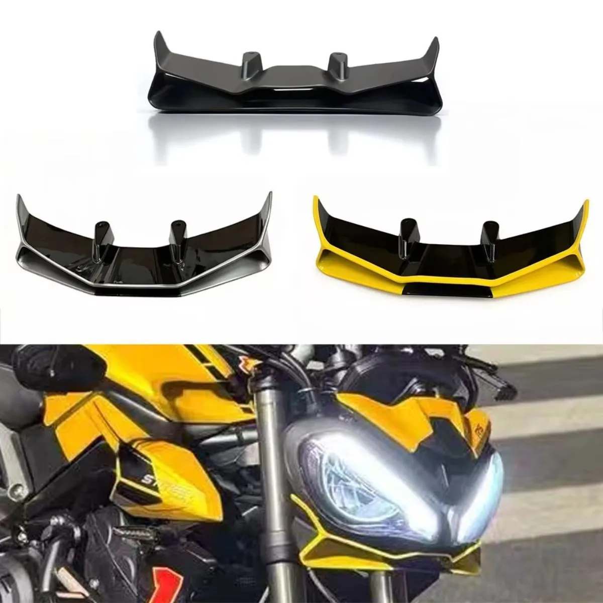 

For Triumph Street Triple 765 S/RS Car Front Bumper Spoiler Lip Diffuser Modification Part Bumper Guard Protector Accessories