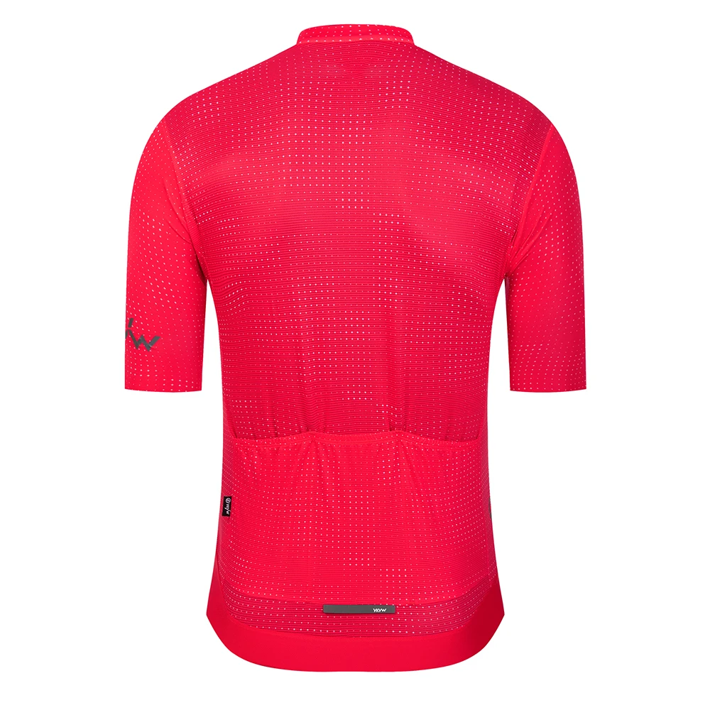 YKYWBIKE UPF 50+ Herren Kurzarm-Radtrikot Nahtloses Rennrad-Shirt Fahrrad MTB Langarm-Radkleidung Atmungsaktiv – Detail 21