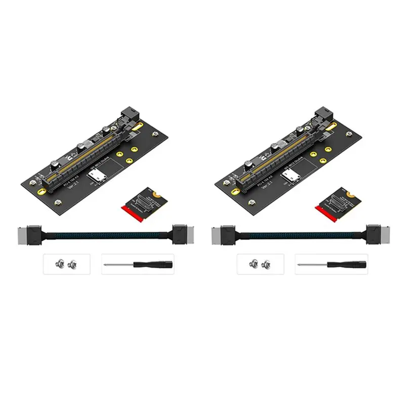 A13E-External Graphics Card Adapter M. 2 M-Key 2230 To PCI-E 4.0 X16 SFF-8612 Extension Cable As SFF-8612 Right Orientation