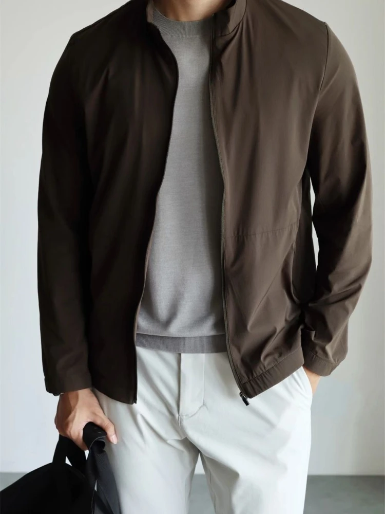 

Men's UPF50+ Slim-Fit Travel Jacket Long Sleeve Coat - Cooling Tech & Quick-Dry | Urban Outdoor Essential for Spring Summer