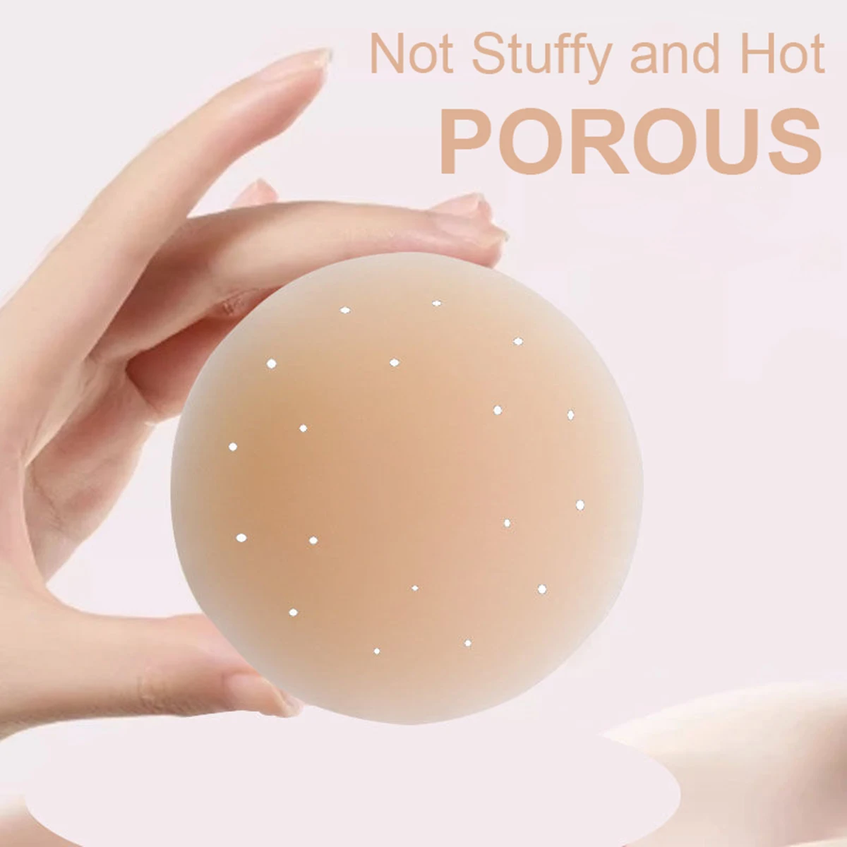 Healthy Glue Central Sunken No Trace Nipple Cover Plunge Protect Nipple Invisible Bra Silicone Nubra Stickers Breast Pads Pastie