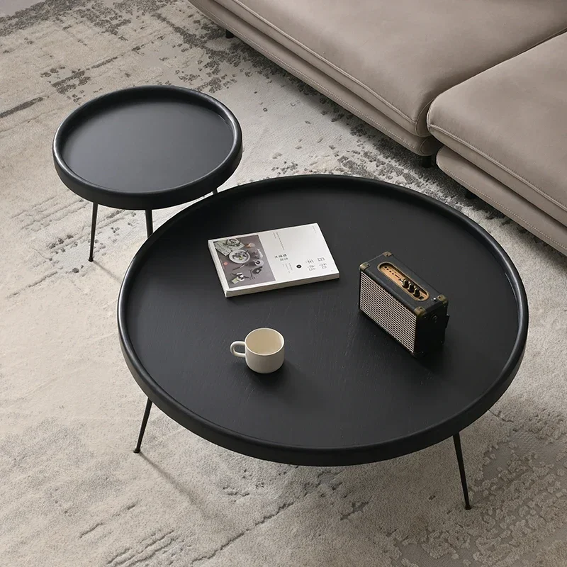 Modern Simple Coffee Tables Black Nordic Aesthetic Side Table Premium Minimalist Mesa De Centro De Sala Living Room Furniture